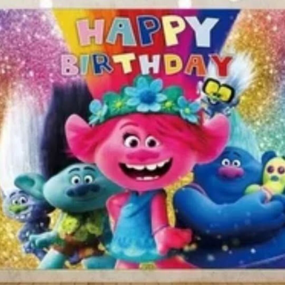 Fabric Birthday Backdrop, NEW